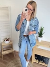 ASTON Hosszított Farmerkabát