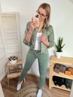 MOLLI Khaki Farmerkabát