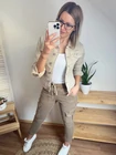 MOLLI Bézs Farmerkabát