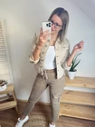 MOLLI Bézs Farmerkabát