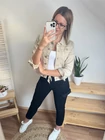 MOLLI Bézs Farmerkabát