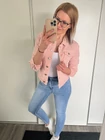 NELLI Rózsaszín Farmerkabát