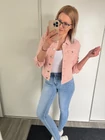 NELLI Rózsaszín Farmerkabát