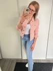 NELLI Rózsaszín Farmerkabát