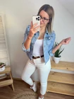RUBI Strasszokkal Extrázott Farmerkabát