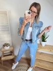 SZOFIA Extrázott Farmerkabát