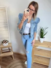 SZOFIA Extrázott Farmerkabát