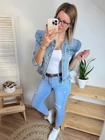SZOFIA Extrázott Farmerkabát