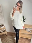 TAMI Ejtett Vállú Kötött Tunika