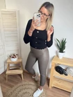 KELLI Bőrhatású Leggings