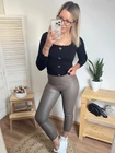KELLI Bőrhatású Leggings