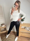 KOLETT Bélelt Bőrhatású Leggings