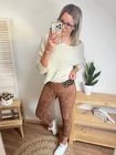LEO Velúr Leggings