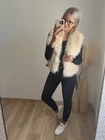 NAZIRA Barna Szőrme Mellény