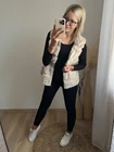 PAMI Karcsúsított Szőrme Mellény