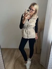 PAMI Karcsúsított Szőrme Mellény