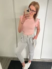 DEBRA Pamutnadrág Övtartozékkal