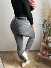 GABBY Szürke Skinny Farmernadrág +Öv