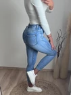 KELLI Magasderekú Farmernadrág