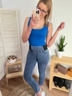 LIZEL Gumírozott Derekú Farmernadrág