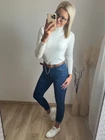 MÁBEL 2.0  Magasderekú Farmernadrág