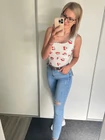 MIDOR Push Up Szaggatott Farmernadrág
