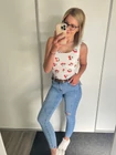 MIDOR Push Up Szaggatott Farmernadrág