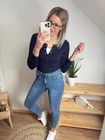 MIRON Magasderekú Skinny Farmernadrág