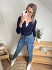 MIRON Magasderekú Skinny Farmernadrág