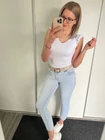MURIEL Extra Világos Skinny Farmernadrág