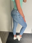 NILLA Skinny Farmernadrág Övvel