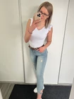 RINA Skinny Farmernadrág Extrázva