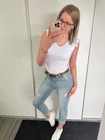 RINA Skinny Farmernadrág Extrázva