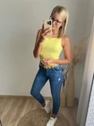 RITA Skinny Farmernadrág Övtartozékkal