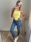 RITA Skinny Farmernadrág Övtartozékkal