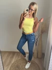 RITA Skinny Farmernadrág Övtartozékkal