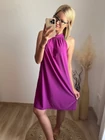 LINDA Egyszínű Ruha