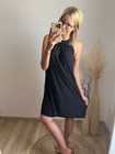 LINDA Egyszínű Ruha