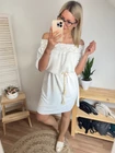 NILLA Ejtett Vállú Midiruha