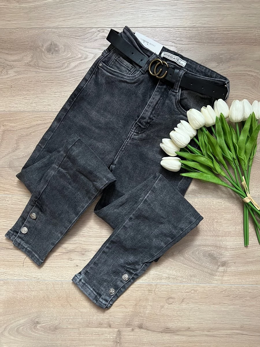 MONICA SKINNY Farmernadrág Extrázva