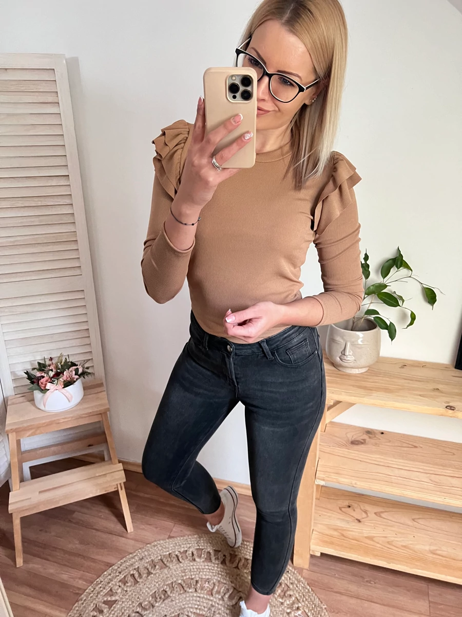 GERDA Fodros válú Khaki felső