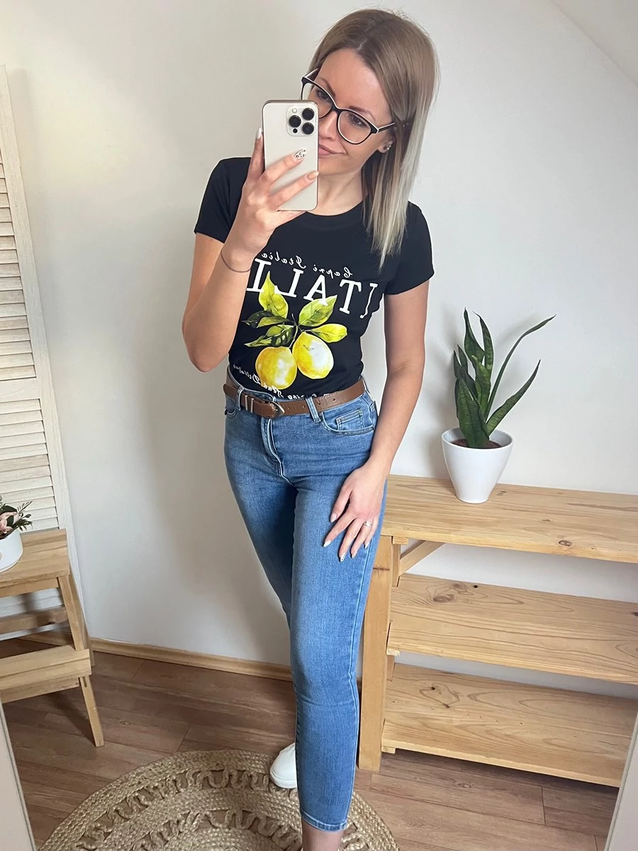 LEMONCELLO Mintás Pamut Felső