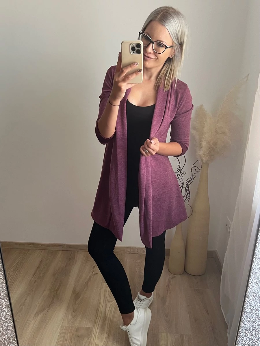 MEIKE Hosszított Kardigán