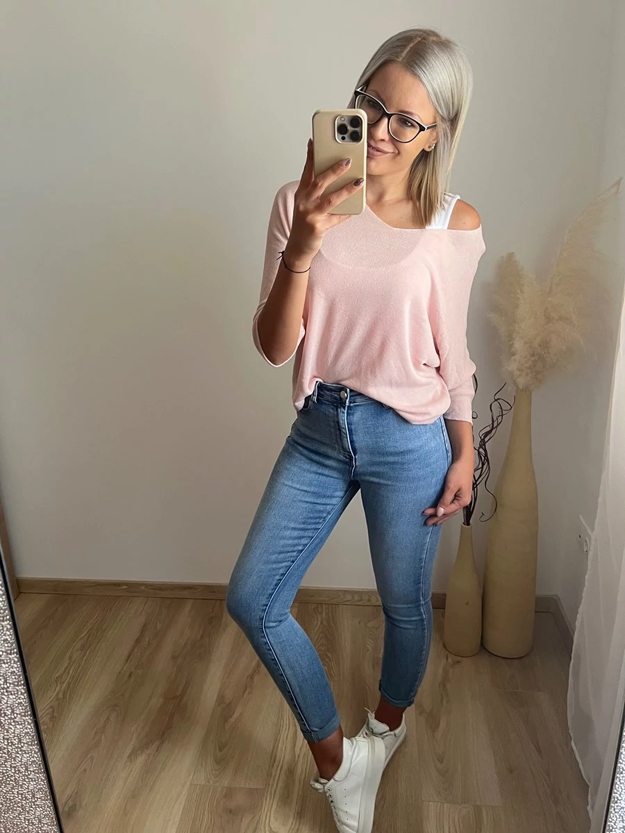 EMI Kötött Laza Felső
