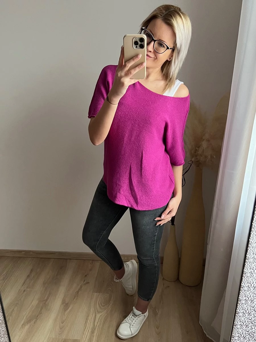 LOLA Laza Kötött Pulóver