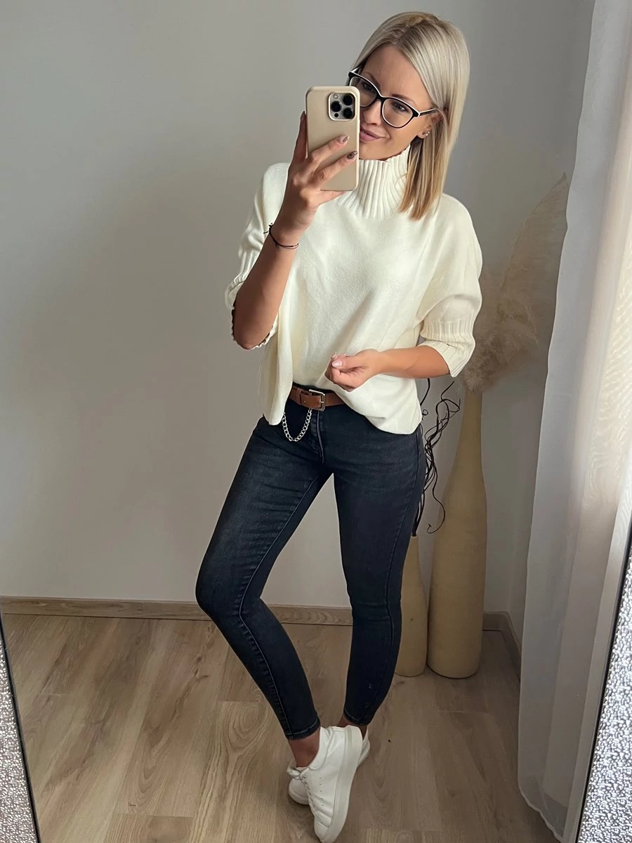 NADINA Kötött Pulóver