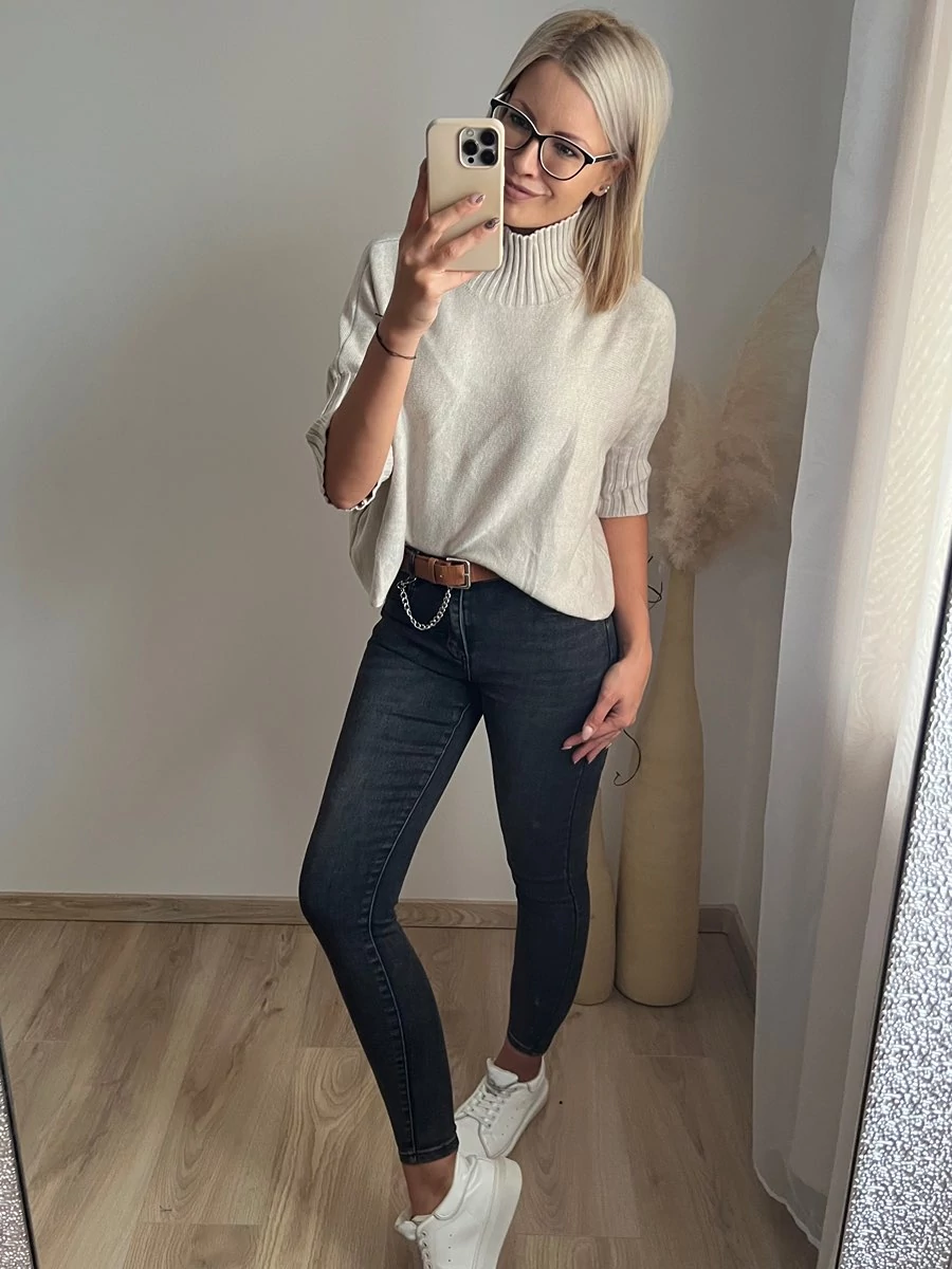 NADINA Kötött Pulóver