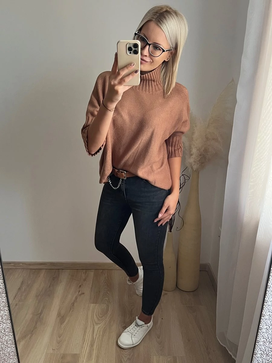 NADINA Kötött Pulóver