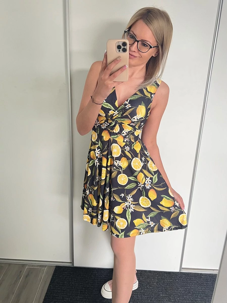 LEMON Dekoltált Ruha