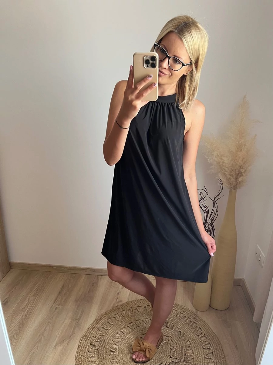 LINDA Egyszínű Ruha